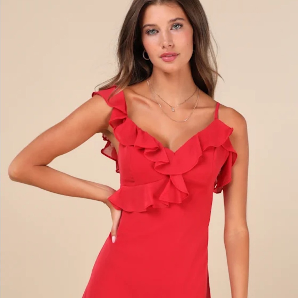 Lulus Asymmetrical Mini Dress